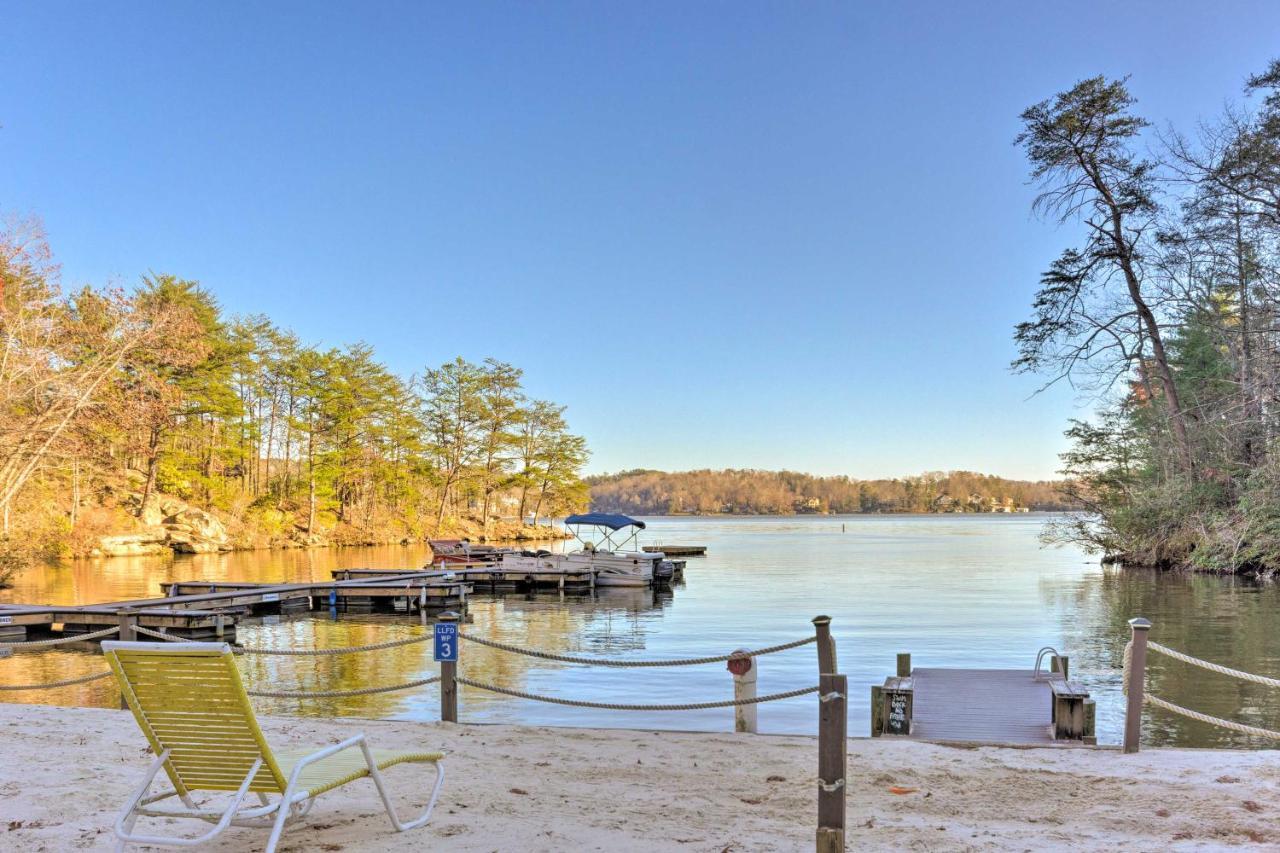 فيلا Lake Lure Log Cabin With Grill Steps To Beach! المظهر الخارجي الصورة