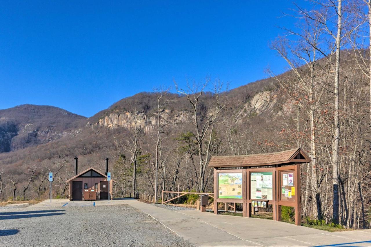 فيلا Lake Lure Log Cabin With Grill Steps To Beach! المظهر الخارجي الصورة