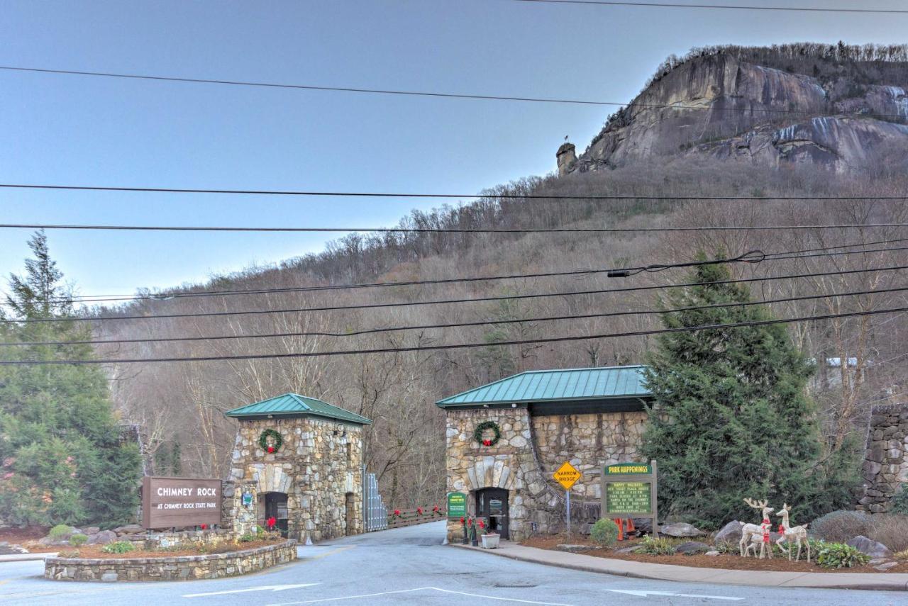 فيلا Lake Lure Log Cabin With Grill Steps To Beach! المظهر الخارجي الصورة